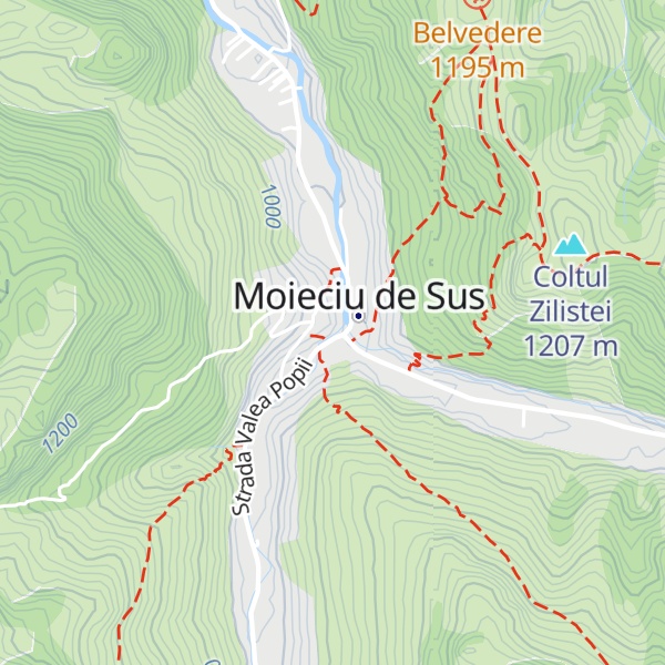 Map of Cabana Bradul