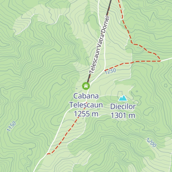 Map of Cabana Telescaun