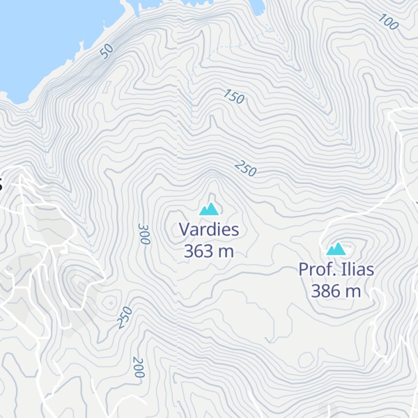 Map of Vardies