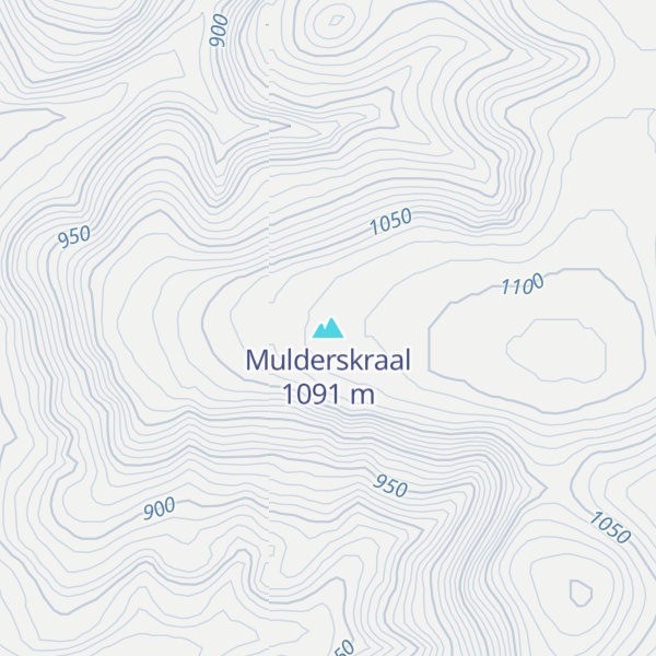 Map of Mulderskraal