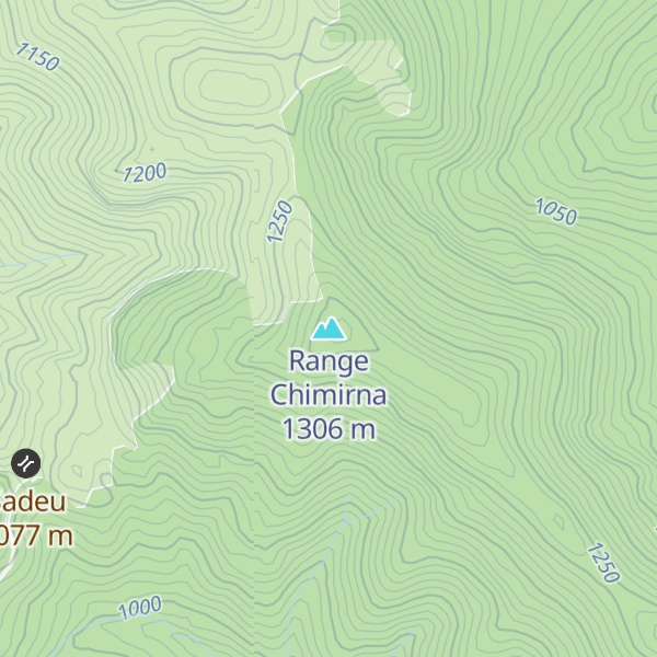 Map of Range Chimirna