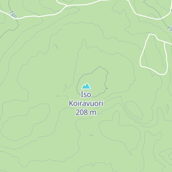 Map of Iso Koiravuori