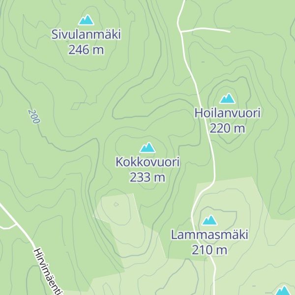 Map of Kokkovuori