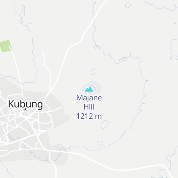 Map of Majane Hill