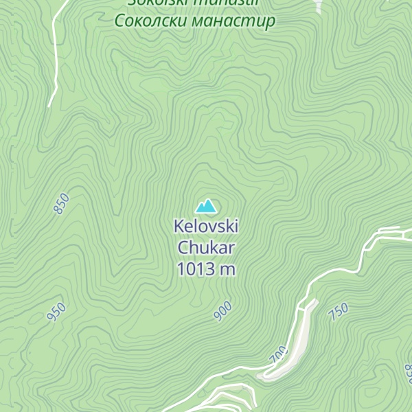 Map of Kelovski Chukar