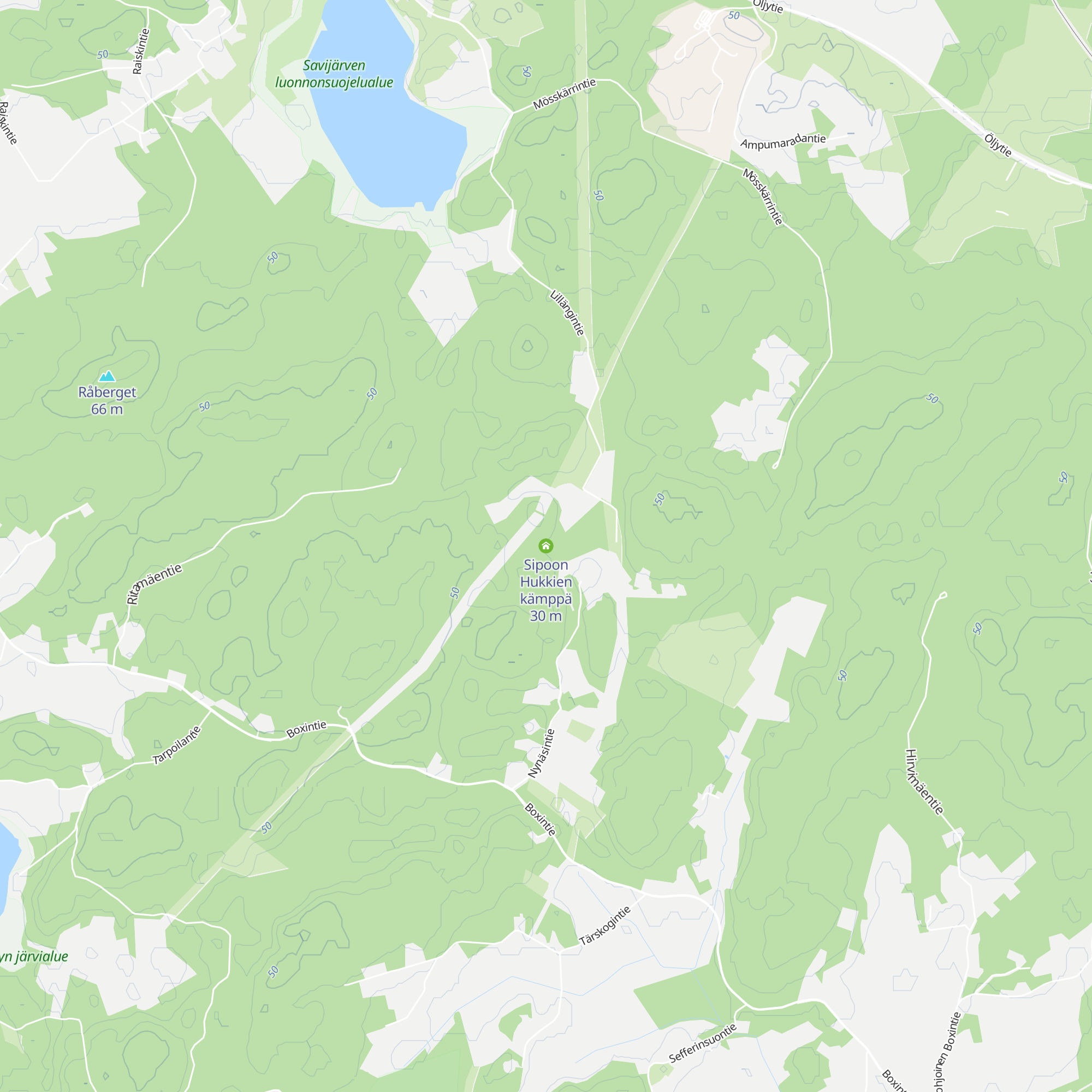 Sipoon Hukkien kämppä map