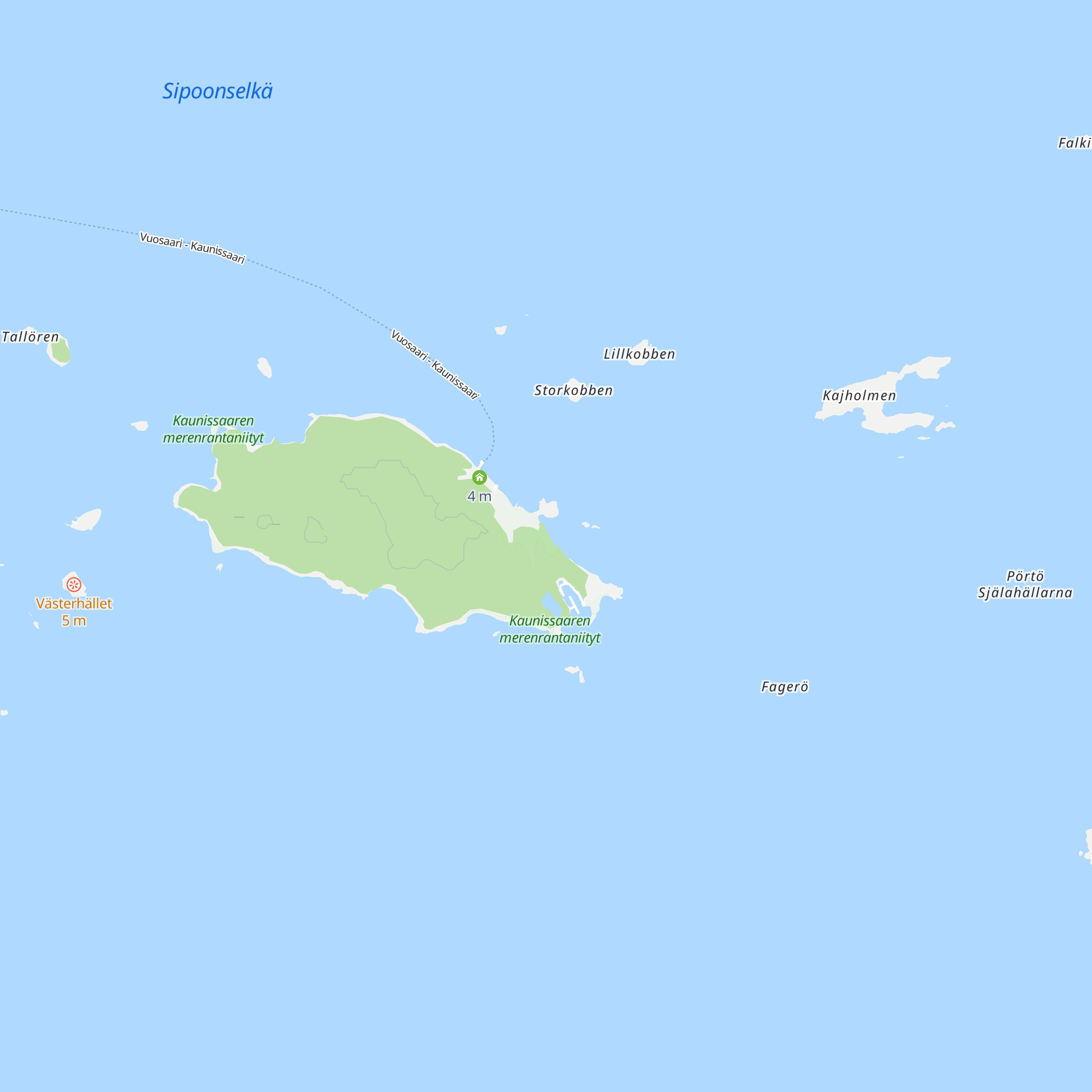 Kerhon mökki map