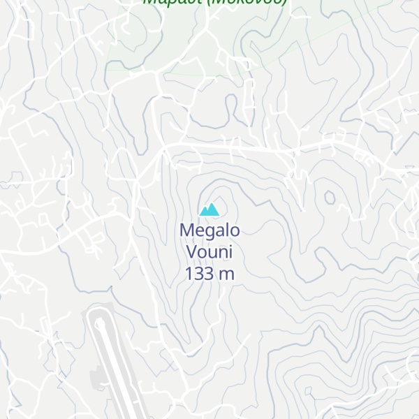 Map of Megalo Vouni