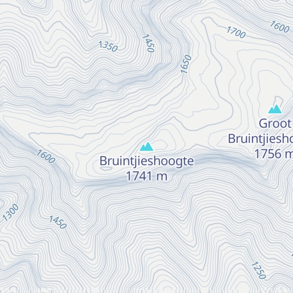 Map of Bruintjieshoogte