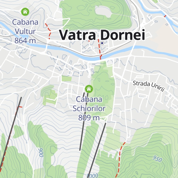 Map of Cabana Schiorilor