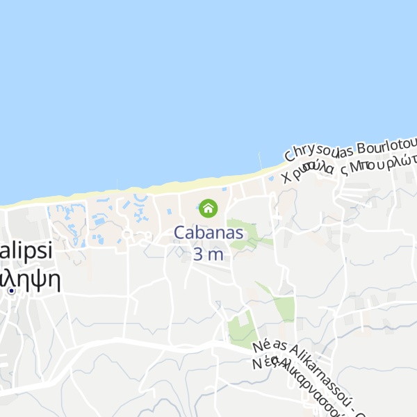 Map of Cabanas