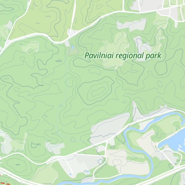 Map of Kalnas Barsukynė