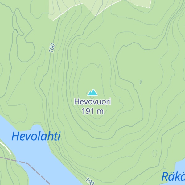 Map of Hevovuori