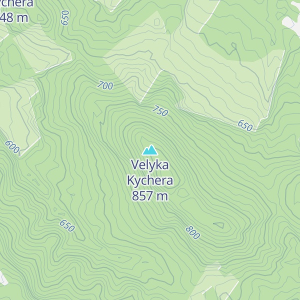 Map of Velyka Kychera