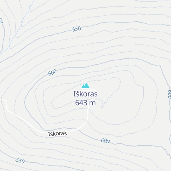 Map of Iškoras