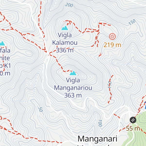 Map of Vigla Manganariou