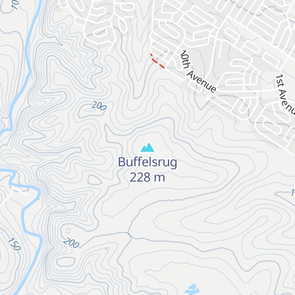 Map of Buffelsrug