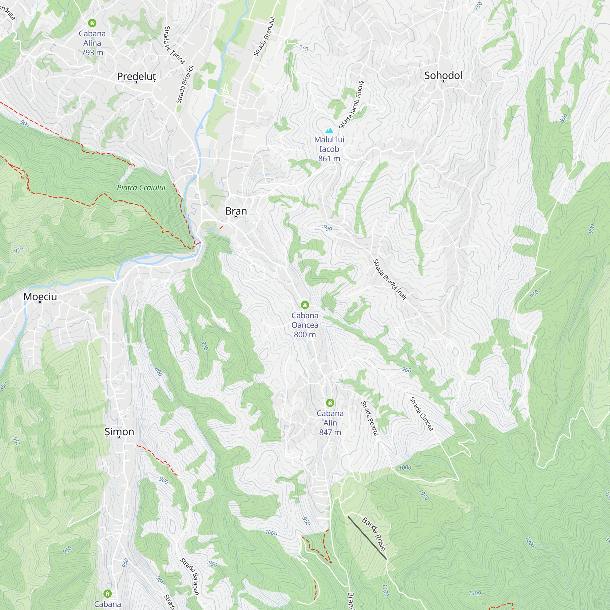 Cabana Oancea map