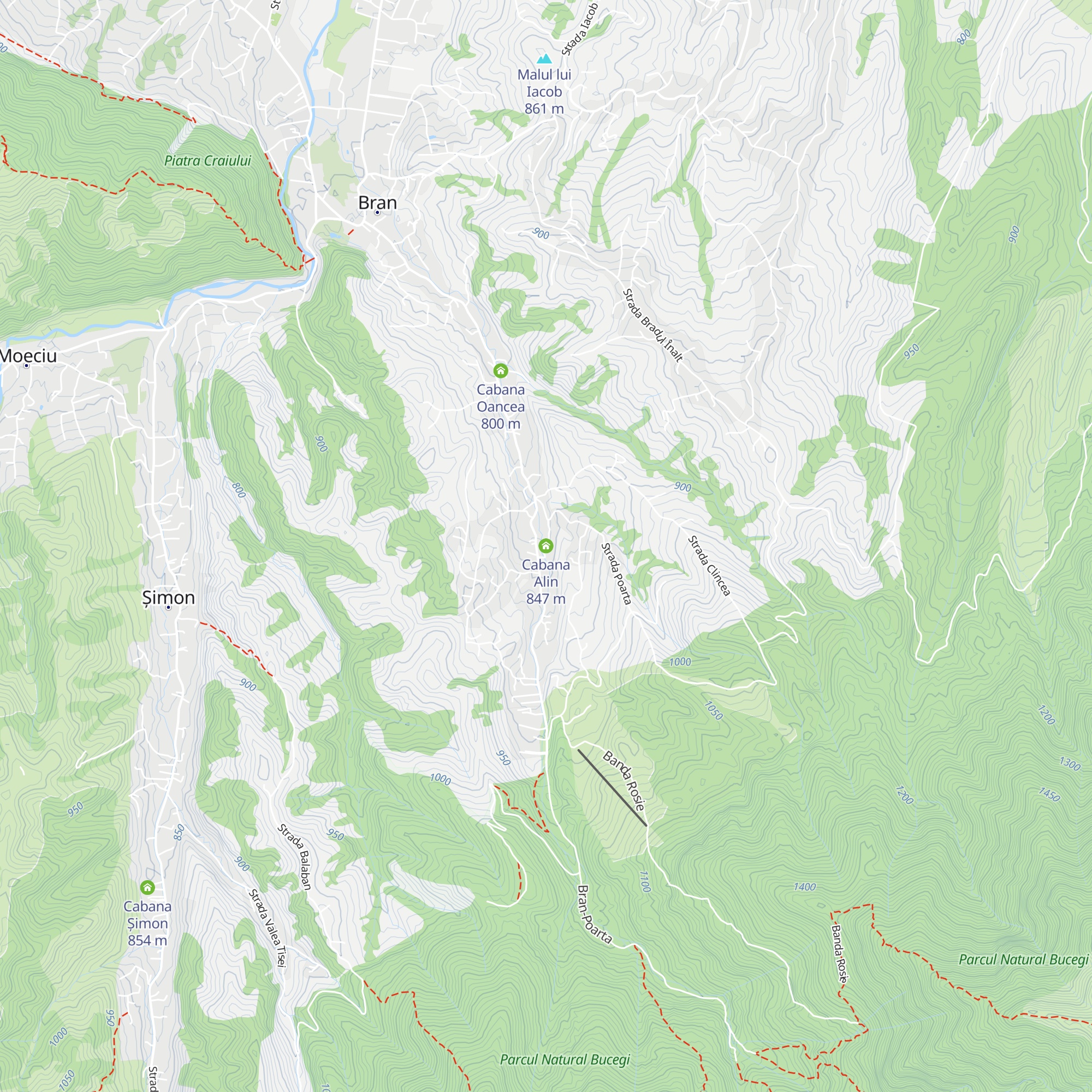 Cabana Alin map