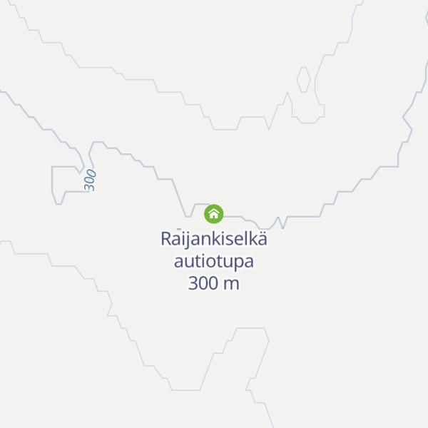 Map of Raijankiselkä autiotupa