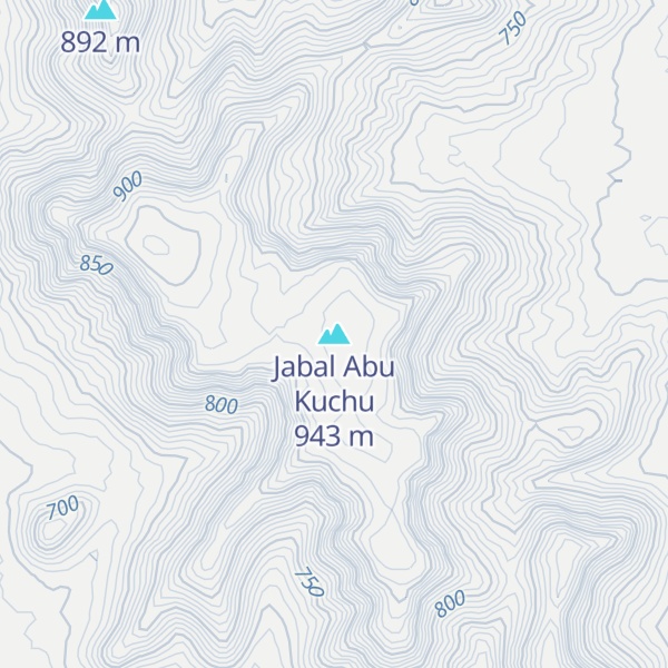 Map of Jabal Abu Kuchu