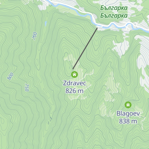 Map of Zdravec
