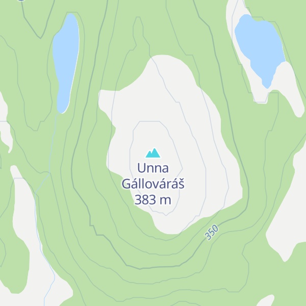 Map of Unna Gállováráš
