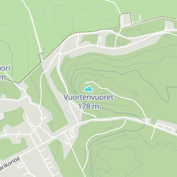 Map of Vuortenvuoret