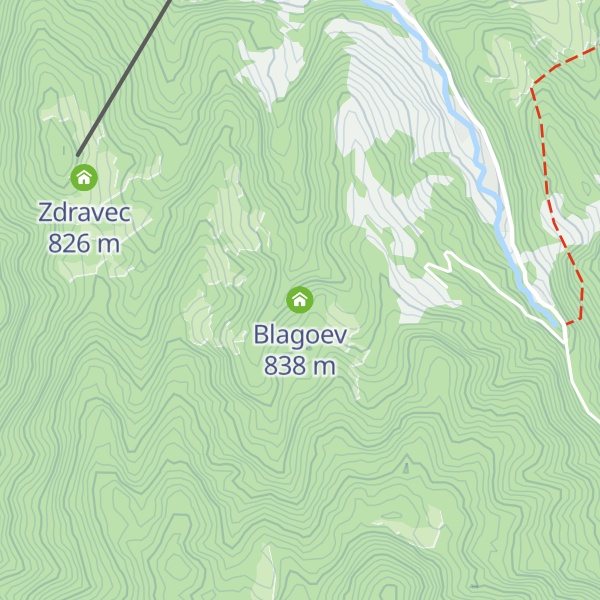 Map of Blagoev