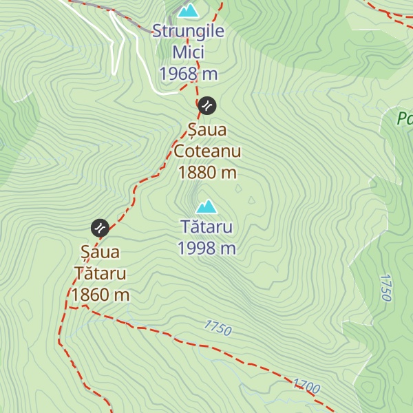 Map of Tătaru