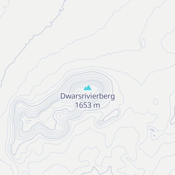 Map of Dwarsrivierberg