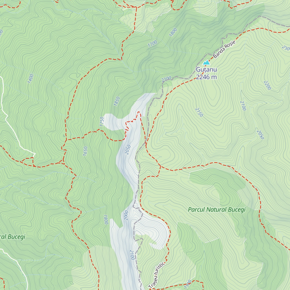Refugiul Șaua Bătrâna map