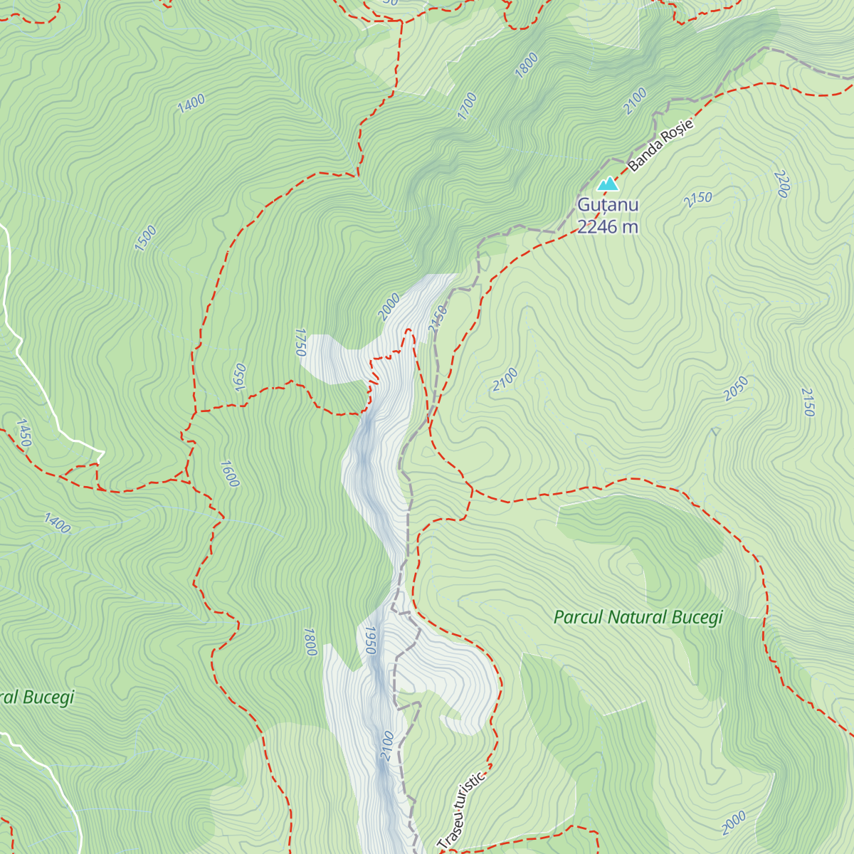 Refugiul Șaua Bătrâna map