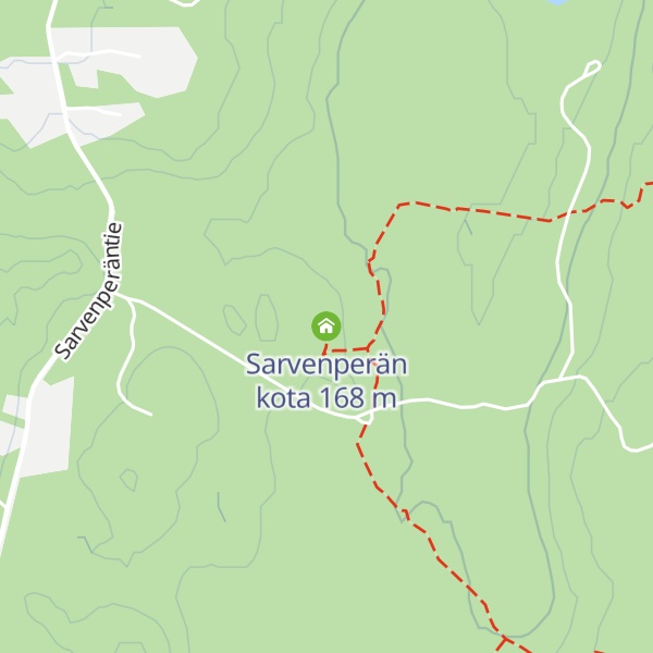 Map of Sarvenperän kota