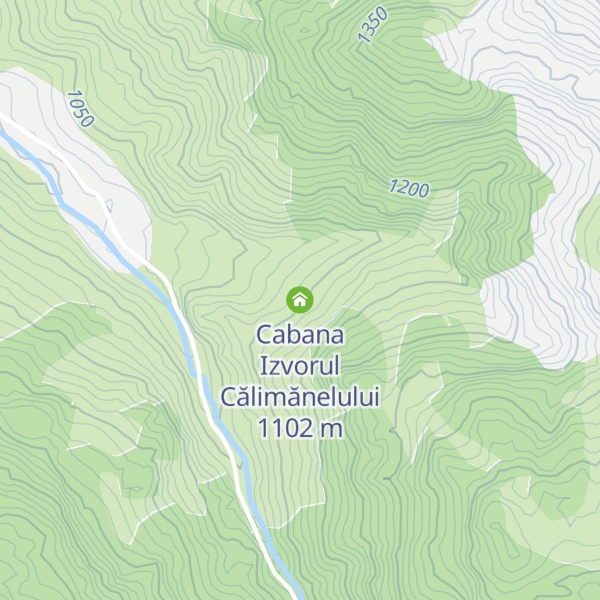 Map of Cabana Izvorul Călimănelului