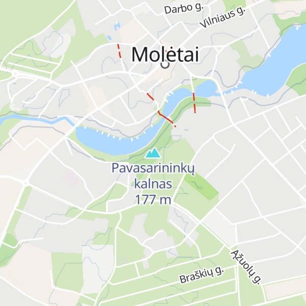 Map of Pavasarininkų kalnas