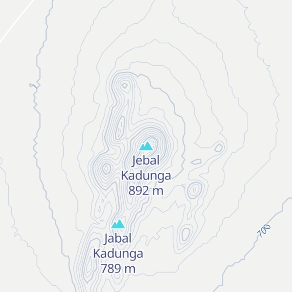 Map of Jebal Kadunga