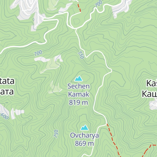 Map of Sechen Kamak