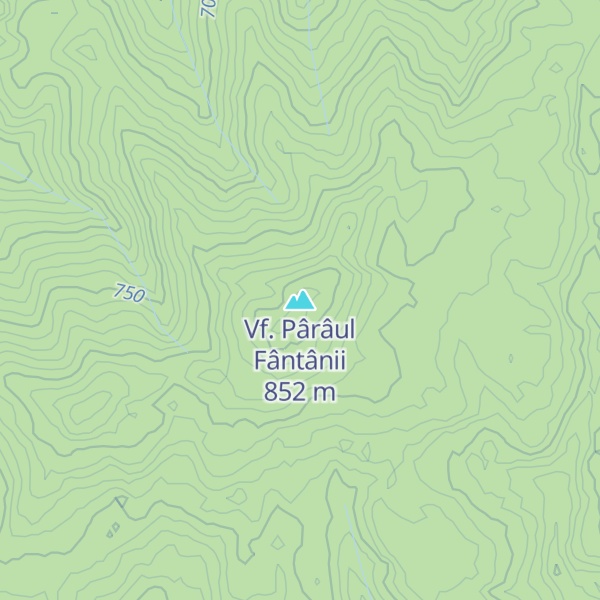 Map of Vf. Pârâul Fântânii