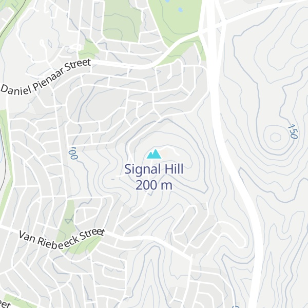 Map of Signal Hill