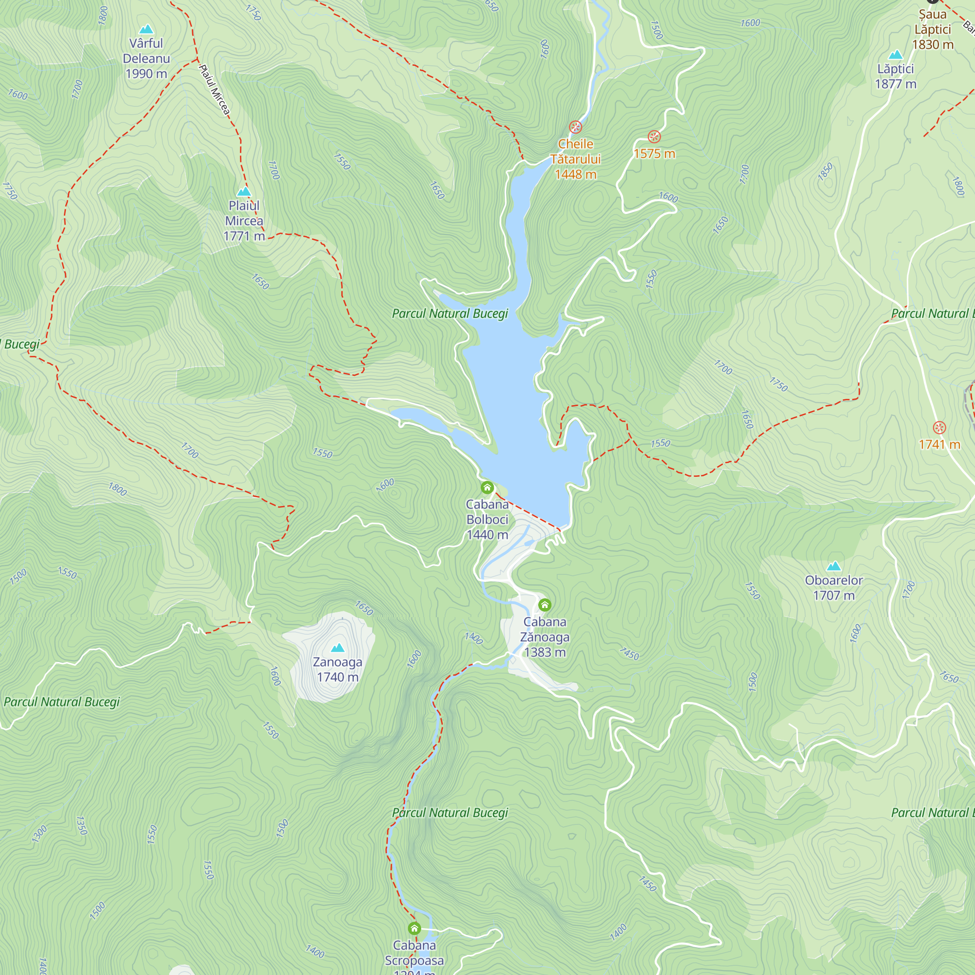 Cabana Bolboci map