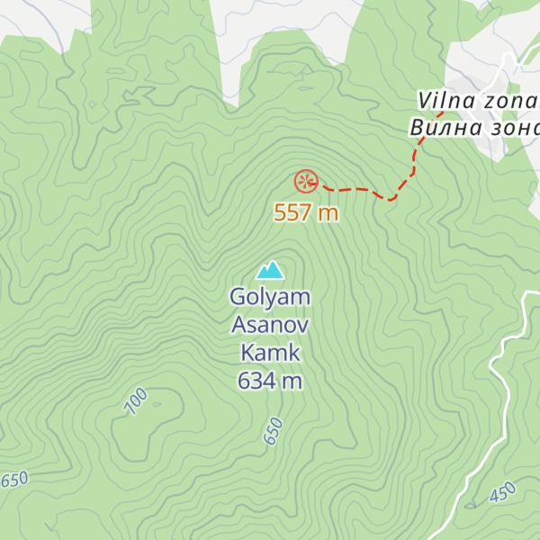 Map of Golyam Asanov Kamk
