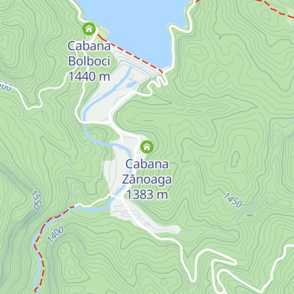 Map of Cabana Zănoaga