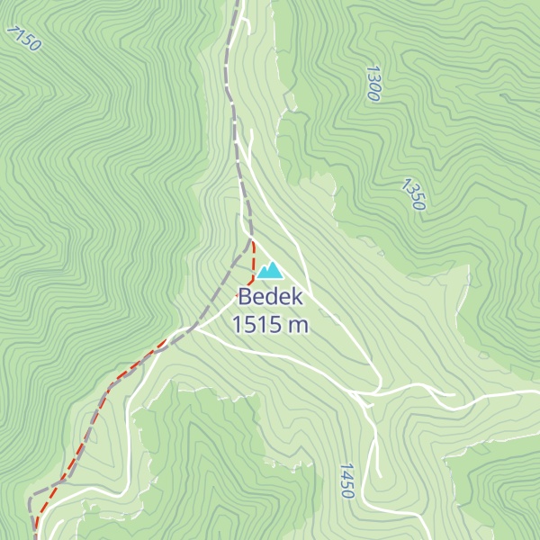 Map of Bedek