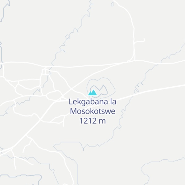 Map of Lekgabana la Mosokotswe