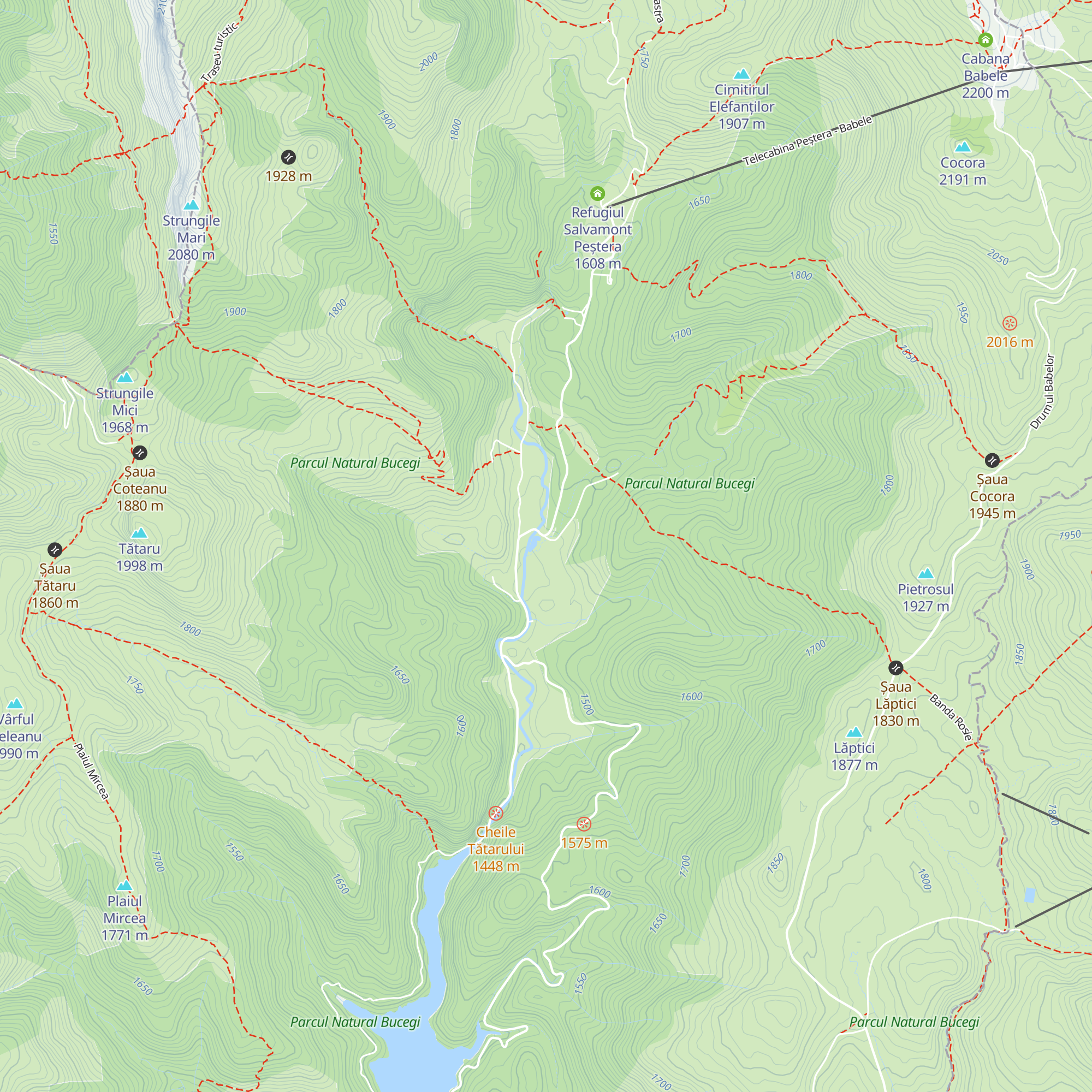 Casa Iustin map