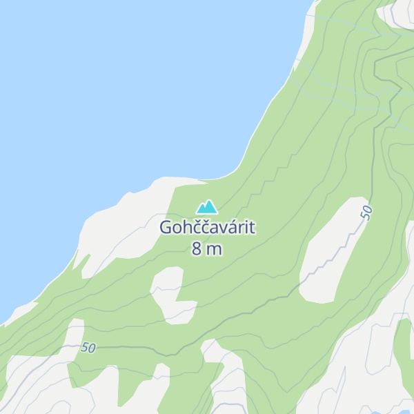 Map of Gohččavárit