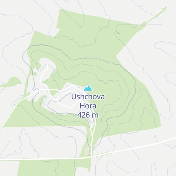 Map of Ushchova Hora