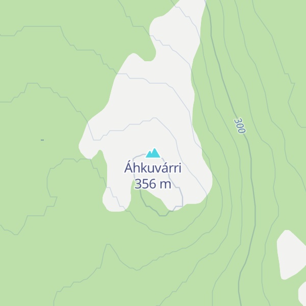 Map of Áhkuvárri
