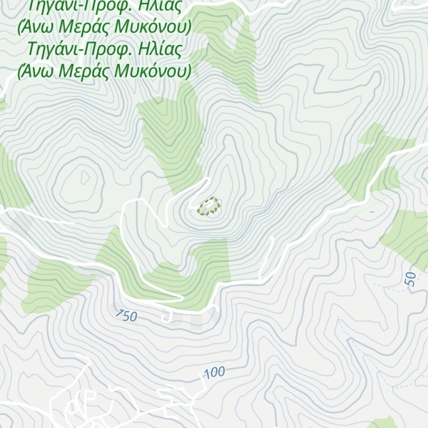 Map of Profitis Ilias Anomeritis